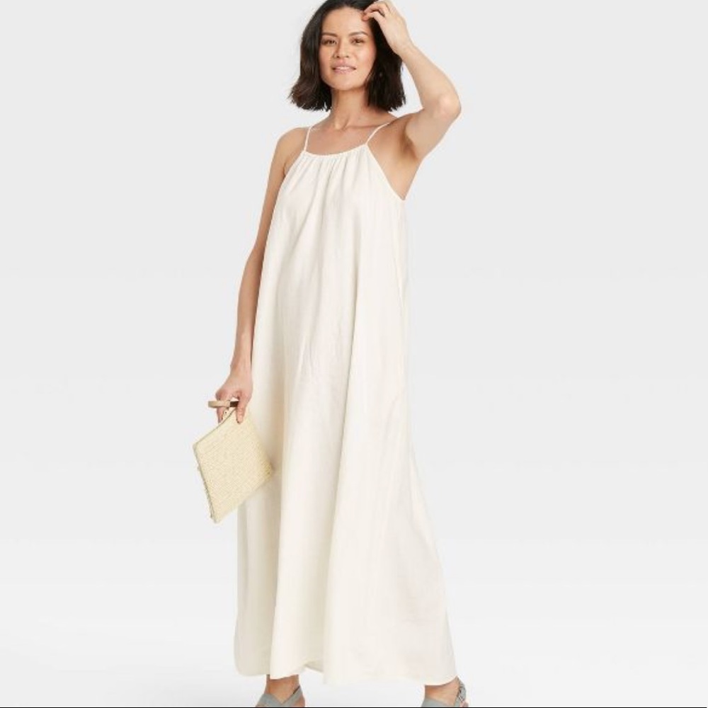 Linen Maxi Dress